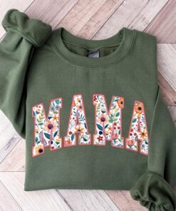 floral mama sweatshirt cute graphic tee for strong women perfect for mothers day gifts and everyday wear 6bu9c