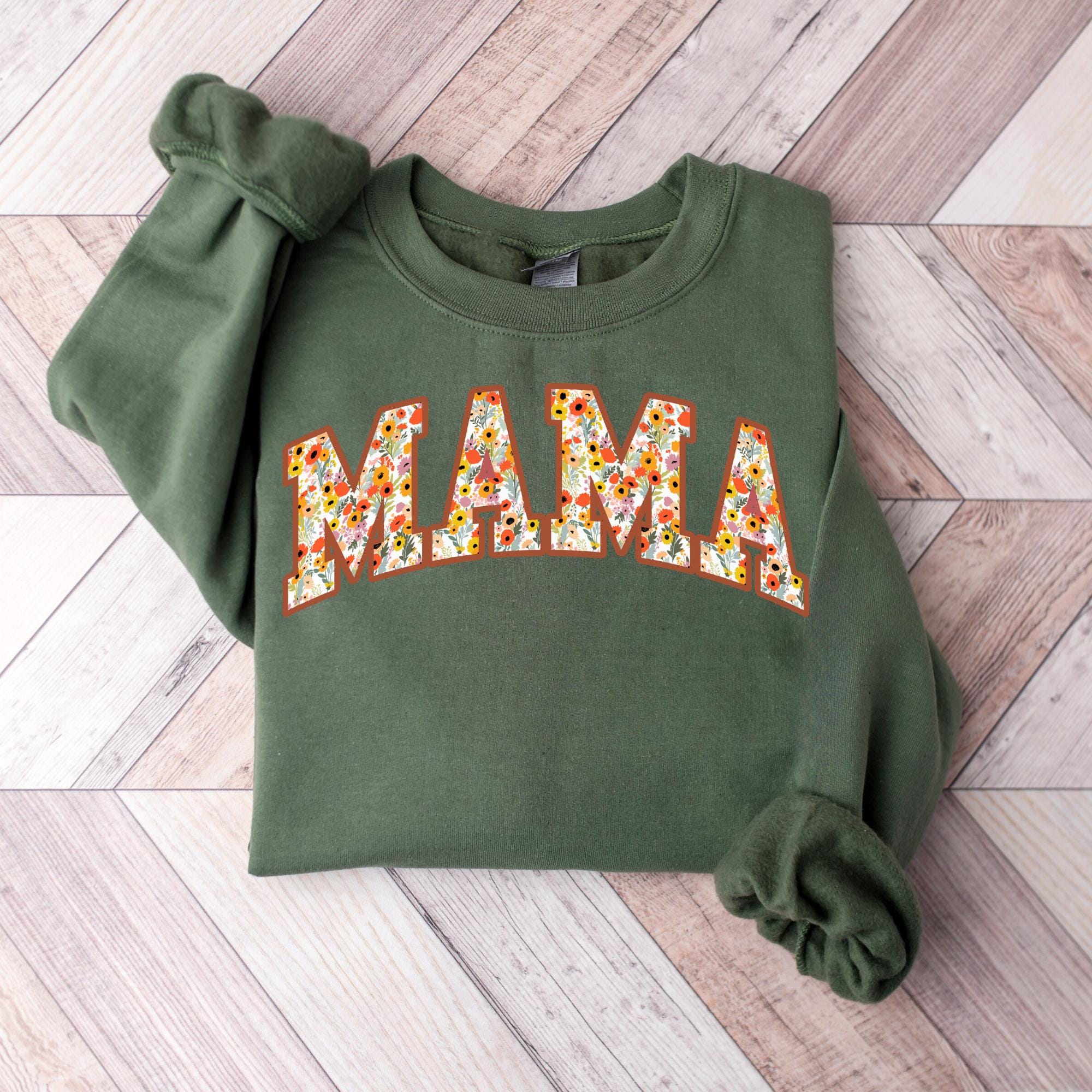 floral mama sweatshirt cute mom shirt for mothers day new mom gift boho flower tee mom life apparel c3rni