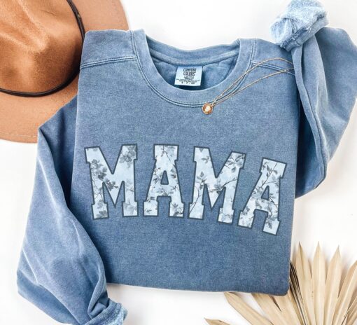 floral mama sweatshirt cute mom shirt for mothers day new mom gift personalized mama sweater for moms uhqg7 scaled