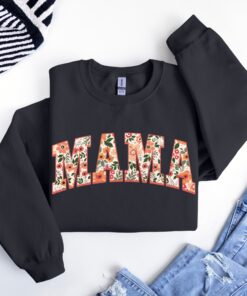 floral mama sweatshirt cute mom shirt mothers day gift personalized new mom gift mommy sweater for her iojoj