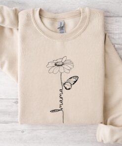 floral mama sweatshirt flower mom t shirt floral mothers day shirt cute gift for new moms birthday wildflower tee mpqld