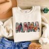 floral mama sweatshirt for fall stylish mothers day gift trendy mom tee comfortable sweatshirt for moms rnkzm