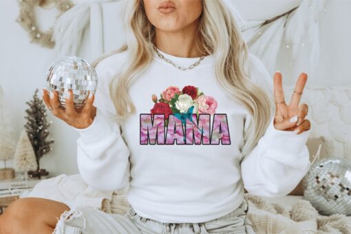 floral mama sweatshirt for moms cute floral shirt mothers day gift valentines day gift mom life apparel 9s2hz