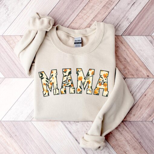 floral mama sweatshirt for moms funny mom shirt mothers day gift new mom gift cute mama sweater for mothers day