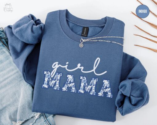 floral mama sweatshirt for moms of girls cute new mama outfit mothers day gift and baby announcement clothing bmzdc