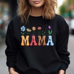 floral mama sweatshirt for nature lovers wildflowers mom shirt ideal for mothers day personalized mom gifts up4ht