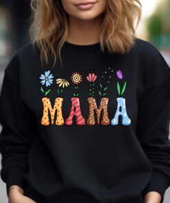 floral mama sweatshirt for nature lovers wildflowers mom shirt ideal for mothers day personalized mom gifts up4ht