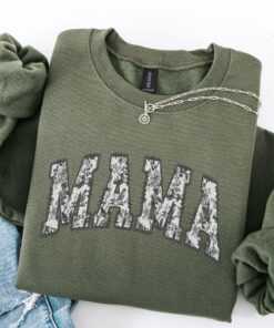 floral mama sweatshirt for new moms first mothers day gift cute blue crewneck shirt baby announcement apparel 3xzpx