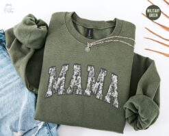 floral mama sweatshirt for new moms first mothers day gift cute crewneck blue mama shirt baby announcement apparel hxaeq