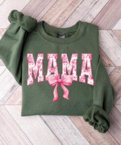 floral mama sweatshirt in pink for mothers day cute mom life crewneck valentines day gift for moms 73xoh