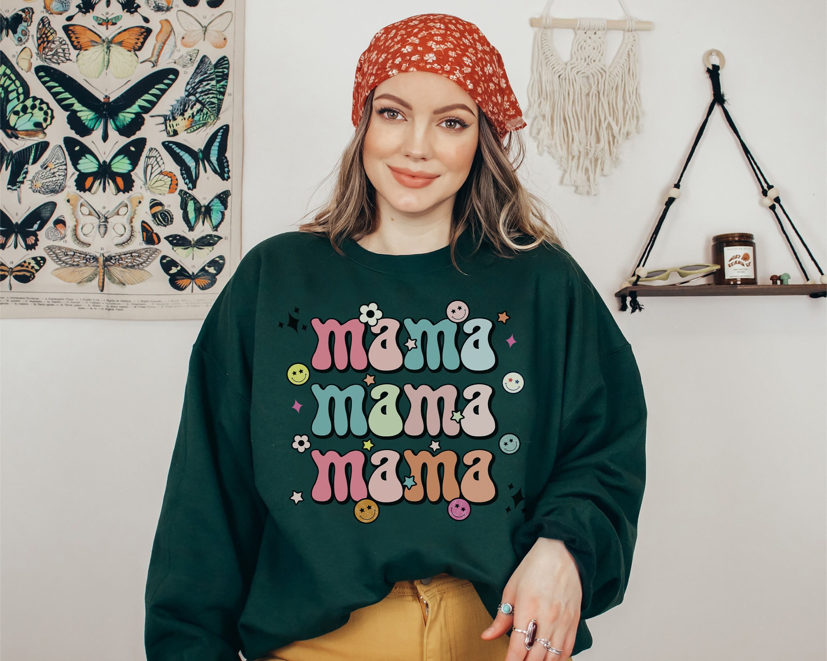 floral mama sweatshirt mom life shirt for mothers day gift cute mom shirt vintage style sweatshirt for moms yor9g scaled