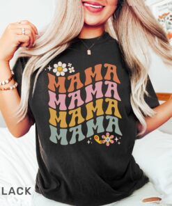 floral mama t shirt for mom life mothers day gift cute mom shirt vintage floral design hd05m