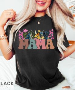 floral mama t shirt for mom life mothers day gift cute mom shirt vintage style floral print tee ytxi5