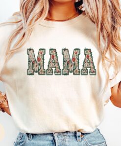 floral mama t shirt for mothers day cute cottagecore wildflower tee new mom christmas gift pregnancy announcement 6giew