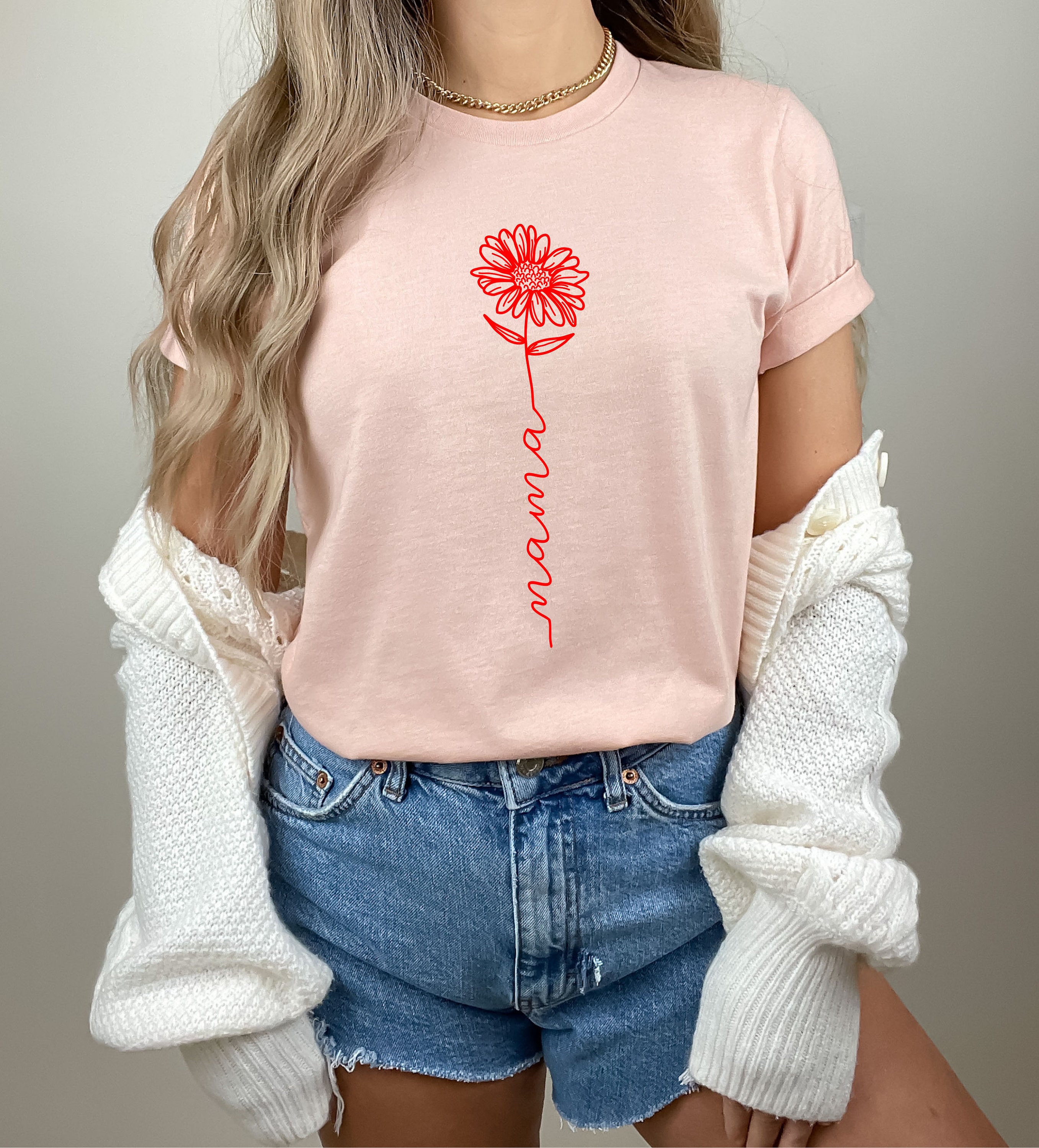 floral mama t shirt for mothers day cute flower tee best mom ever shirt new mom gift wildflower mom t shirt yfg5x scaled