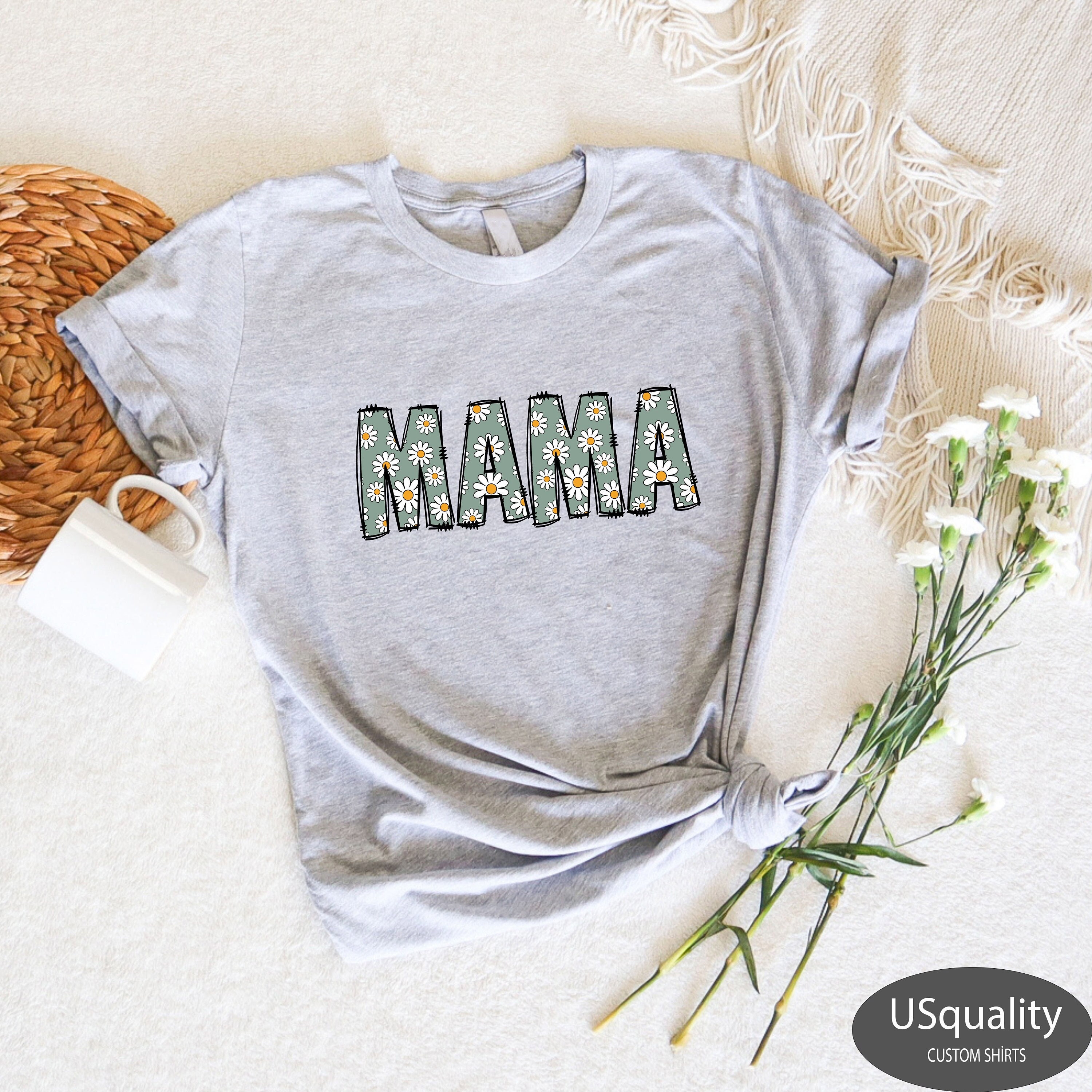 floral mama t shirt for mothers day wildflower mom tee birthday gift for new mom cute flower shirt 9hv65