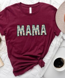 floral mama t shirt for mothers day wildflower mom tee birthday gift for new mom cute flower shirt yn5zb