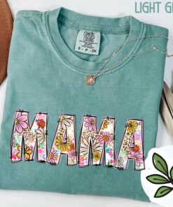 floral mama t shirt vintage mom shirt retro style for mothers day gifts cute flower mom tee 0oru6