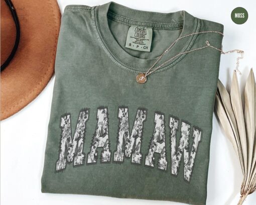 floral mamaw shirt best mamaw ever t shirt mothers day gift for grandma cute christmas tee for grandmother uwrv3