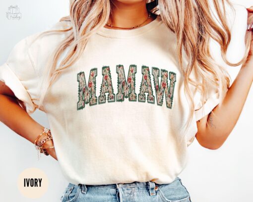 floral mamaw shirt for grandma best mamaw ever t shirt cute mothers day gifts new mamaw tee christmas gift ideas pl7c0