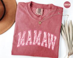 floral mamaw shirt for grandma personalized mothers day gift cute mamaw t shirt christmas gift for grandma 6arwq