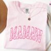 floral mamaw shirt for grandma personalized mothers day gift cute mamaw t shirt christmas gift for grandma cxola