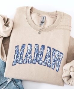 floral mamaw sweatshirt for grandma gifts cute mamaw crewneck unique mothers day and christmas presents zh3bq