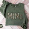 floral mimi sweatshirt custom grandma shirt best mimi gift for mothers day and christmas crewneck top 8iged