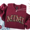 floral mimi sweatshirt for grandma best mimi shirt mothers day gift cute vintage style grandma apparel 9wry2