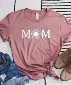 floral mom shirt with sunflower design cute mom life t shirt for mothers day best mom ever gift 568zx