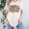 floral nana shirt cute grandma garden tee blessed nana gift comfort colors flower design for grandmothers kfei2 scaled