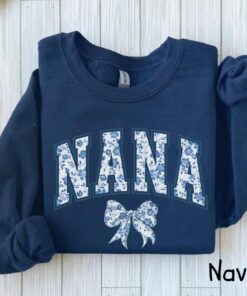 floral nana sweatshirt cute chinoiserie shirt aesthetic gift for new nana mothers day shirt best nana ever apparel fqquv