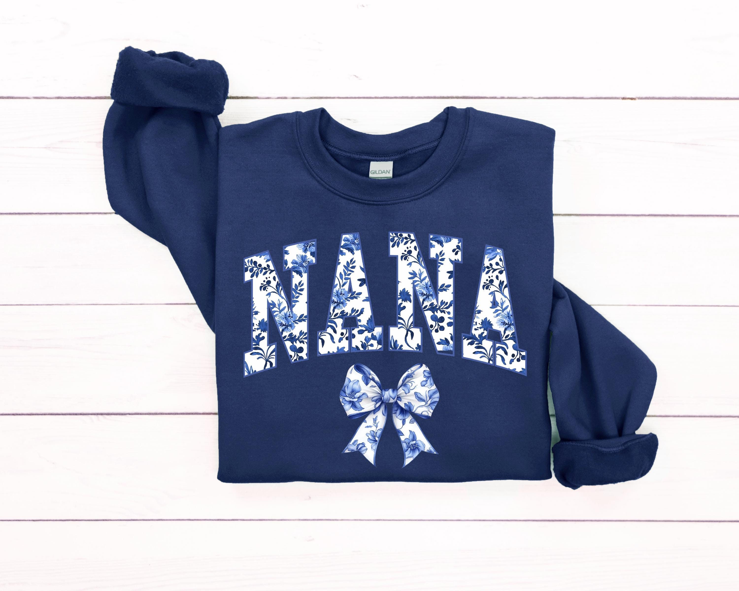 floral nana sweatshirt cute mom life shirt personalized mothers day gift for nana best nana ever sweatshirt gb08m scaled