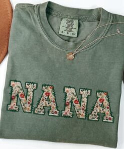 floral nana t shirt for mothers day cute nana shirt blessed grandma gift cool nana tee anyvk