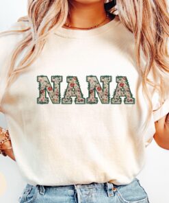 floral nana t shirt for mothers day cute nana shirt blessed grandma gift cool nana tee cbxqt