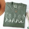 floral nonna shirt for grandma cute mothers day gift comfortable t shirt with wildflowers nonna birthday tee 7umhm scaled