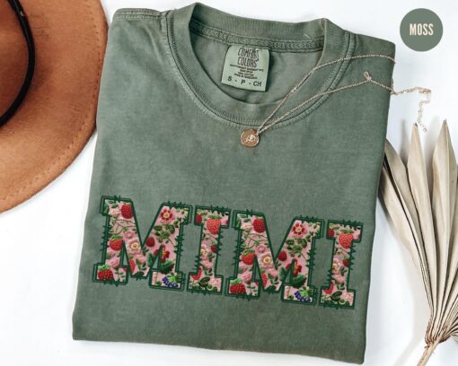 floral strawberry mimi shirt for mothers day best mimi shirt blessed mimi gifts unique christmas t shirt