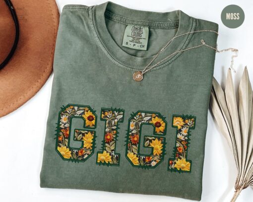 floral sunflower gigi shirt for grandma best gigi ever t shirt cute mom life gift mothers day birthday present 42nrk