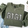 floral toile de jouy gigi sweatshirt for grandma cute mothers day shirt grandmother crewneck gift idea for gigi r7kzr