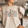 floral wildflower cheer mom sweatshirt crewneck sweater for cheer moms unique gift idea and comfortable wear jzymo