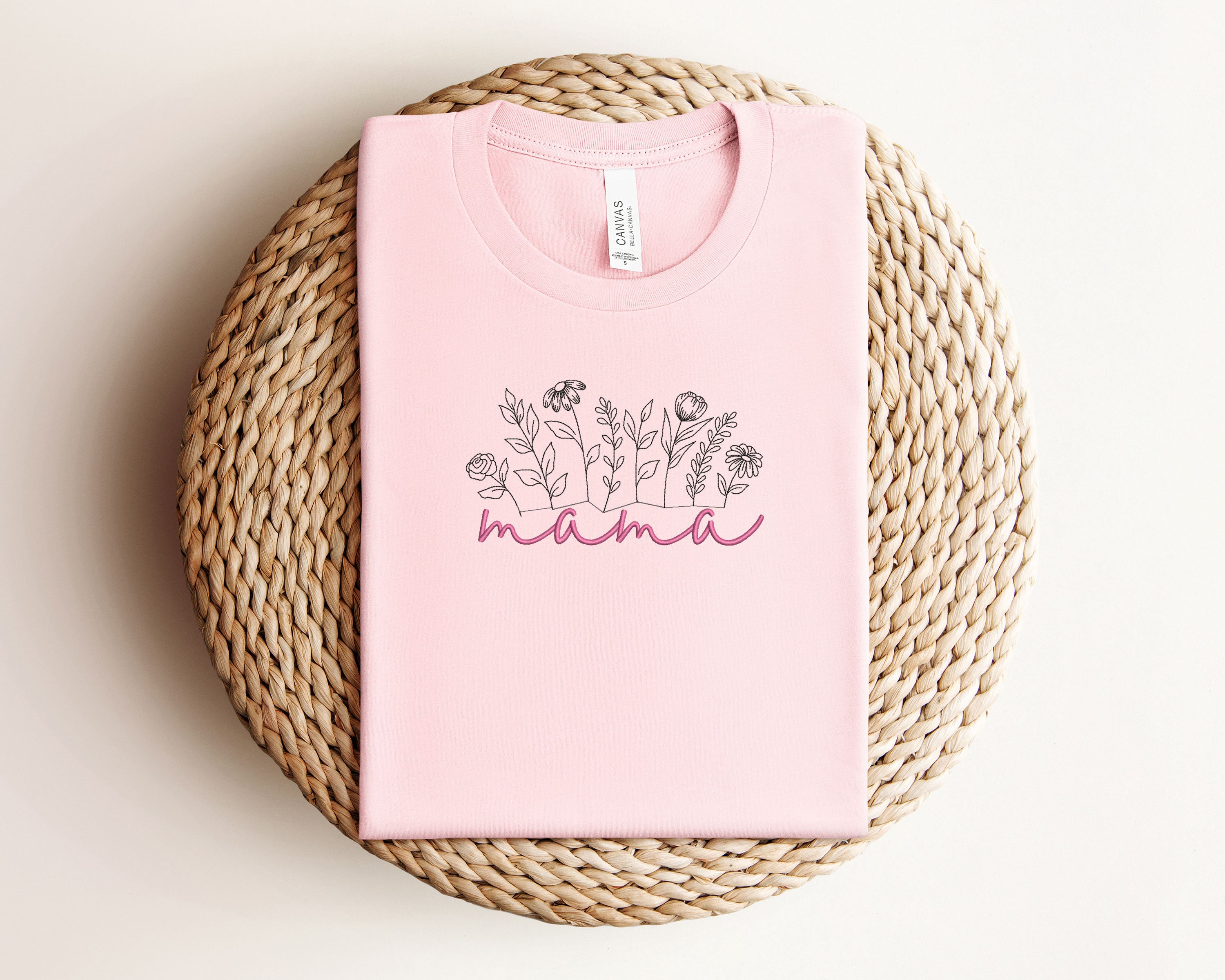 flower embroidery mama shirt for mothers day cute wildflower sweatshirt unique mom gift idea yav2r scaled