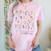 flower graphic shirt for nature lovers boho floral mom gardening shirt wildflower plant lover tee 3j5jk scaled