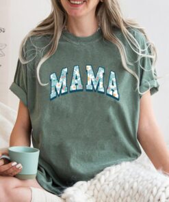 flower mama shirt for mothers day birthday gift cute mom t shirt personalized mom gifts baby shower gift paxrd