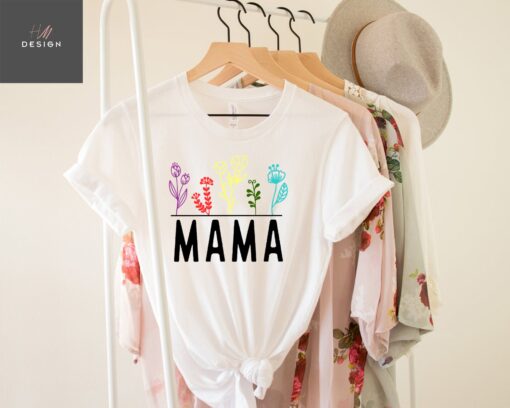 flower mama shirt raising wildflowers floral mom tee funny plant lady shirt unique gift for moms yyqtc