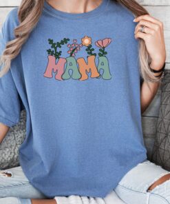 flower mama t shirt for moms wildflower design cute mother day shirt funny mommy gift tee best mom ever shirt adwip