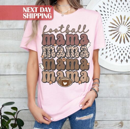 football mama shirt for game day mom football team apparel sports mom shirt perfect for football season and gifts fnrf0