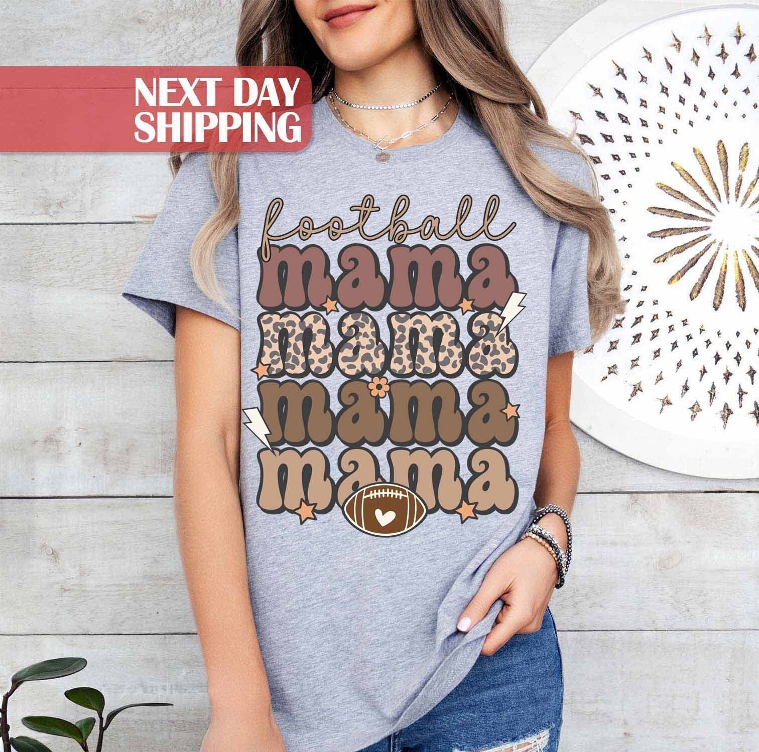 football mama shirt for game day mom football team apparel sports mom shirt perfect for football season and gifts fujlv