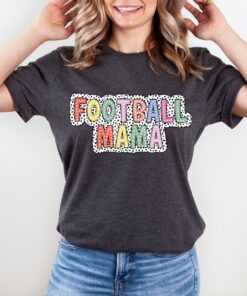 football mama shirt funny mom life t shirt cute sport mama sweatshirt for game day vibes best football mom gift hza7s