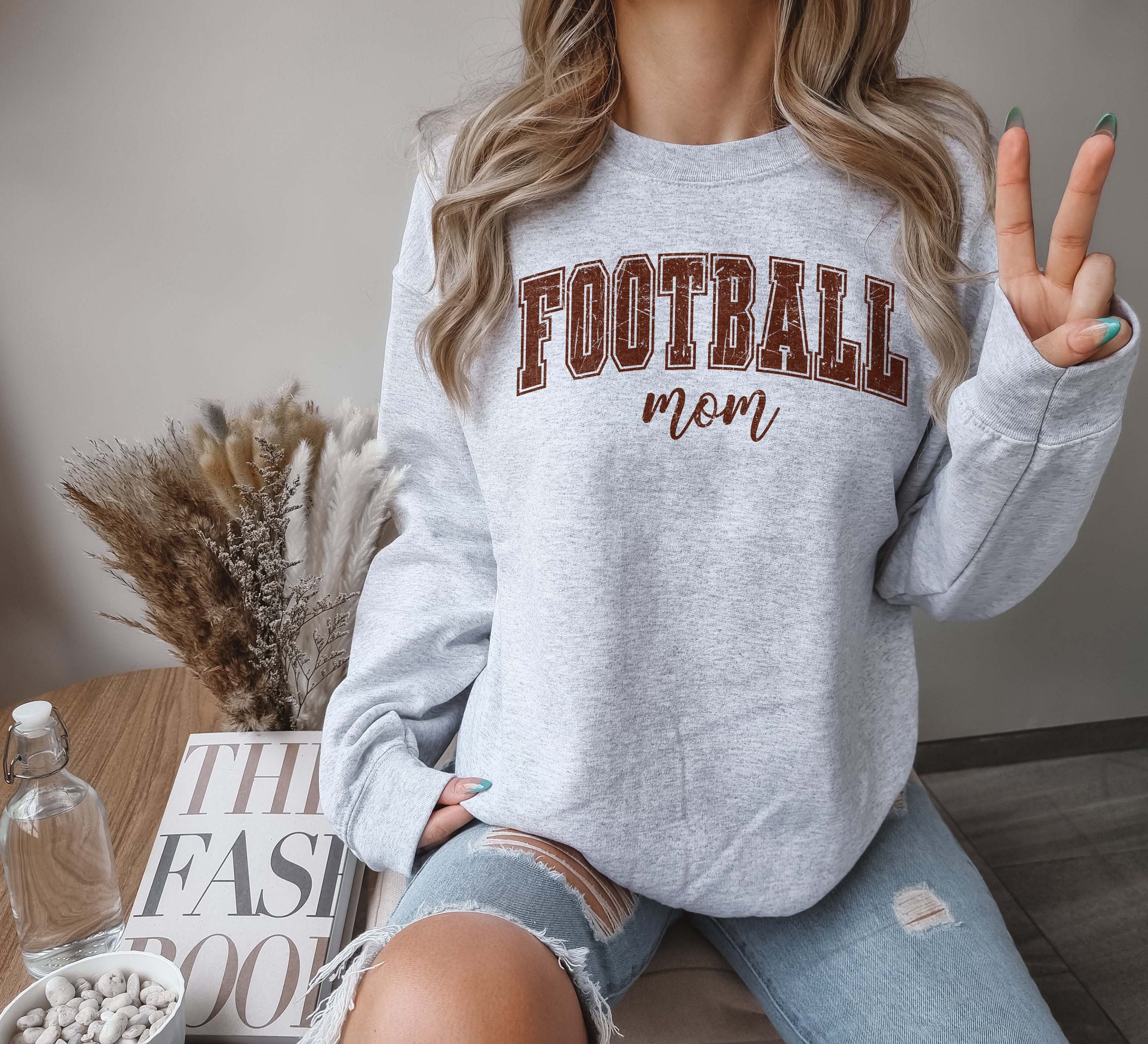 football mom crewneck sweater for game day sports mom gifts football mama apparel for football lovers pdjff scaled