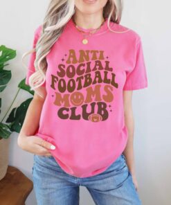 football mom game day shirt for sports moms anti social football mama tee unique gift for football moms qjp4u